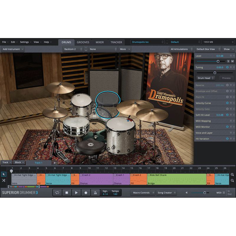 Toontrack SDX Drumopolis Цифровые лицензии