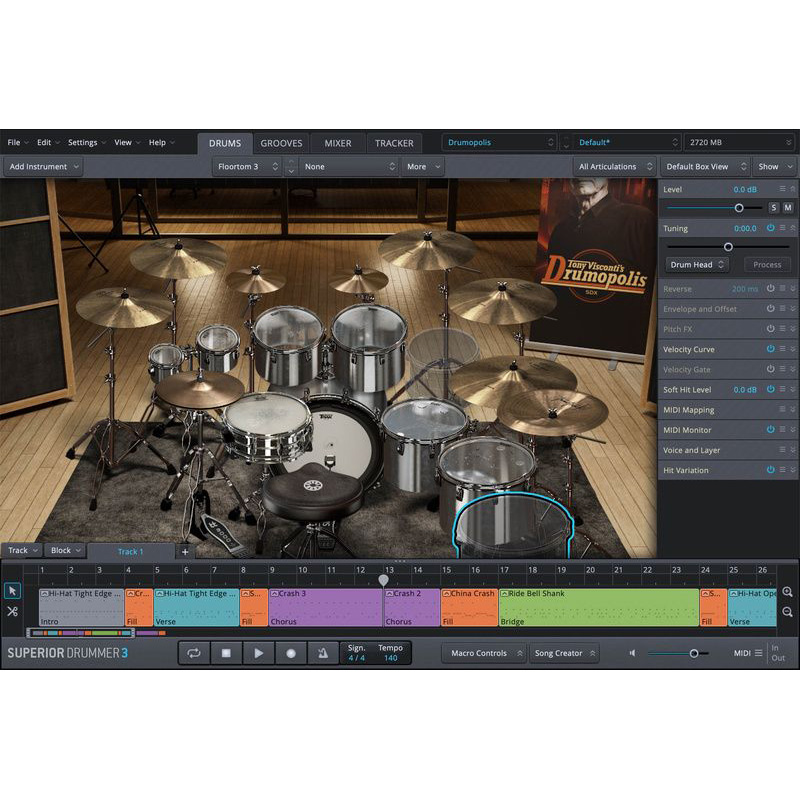 Toontrack SDX Drumopolis Цифровые лицензии