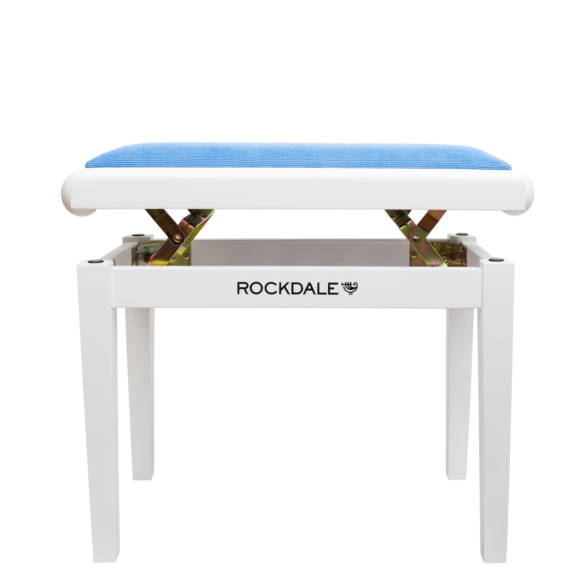 Rockdale RHAPSODY 131 SV WHITE BLUE Банкетки для клавишных инструментов