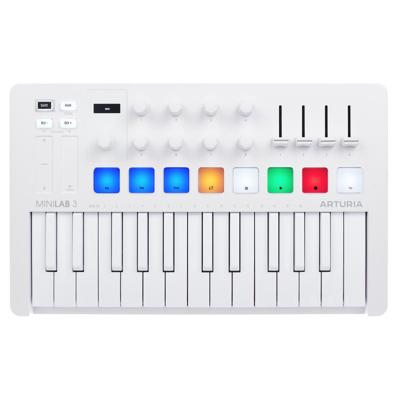 Arturia MiniLab 3 Alpine White MIDI Контроллеры