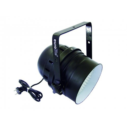 Eurolite LED PAR-64 short, 10 mm, RGB LED, black Заливающий свет