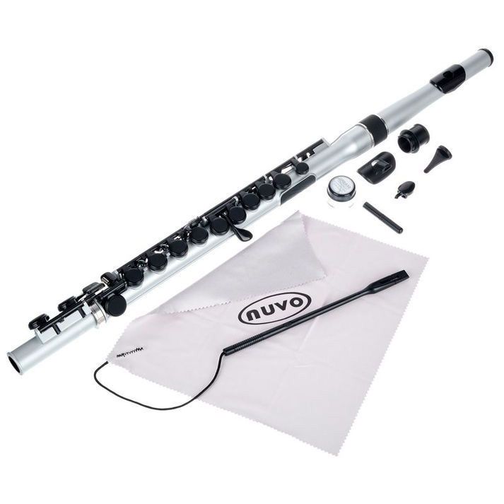 Nuvo Student Flute - Silver/black Флейты