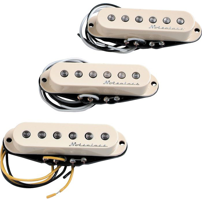 Fender PICKUPS HOT NOISELESS Stratocaster JEFF BECK STYLE (SET OF 3) Звукосниматели