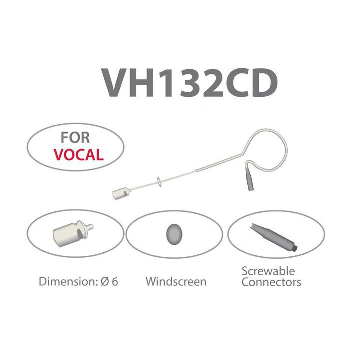 AV-Jefe VH 132CD Bl Специальные микрофоны