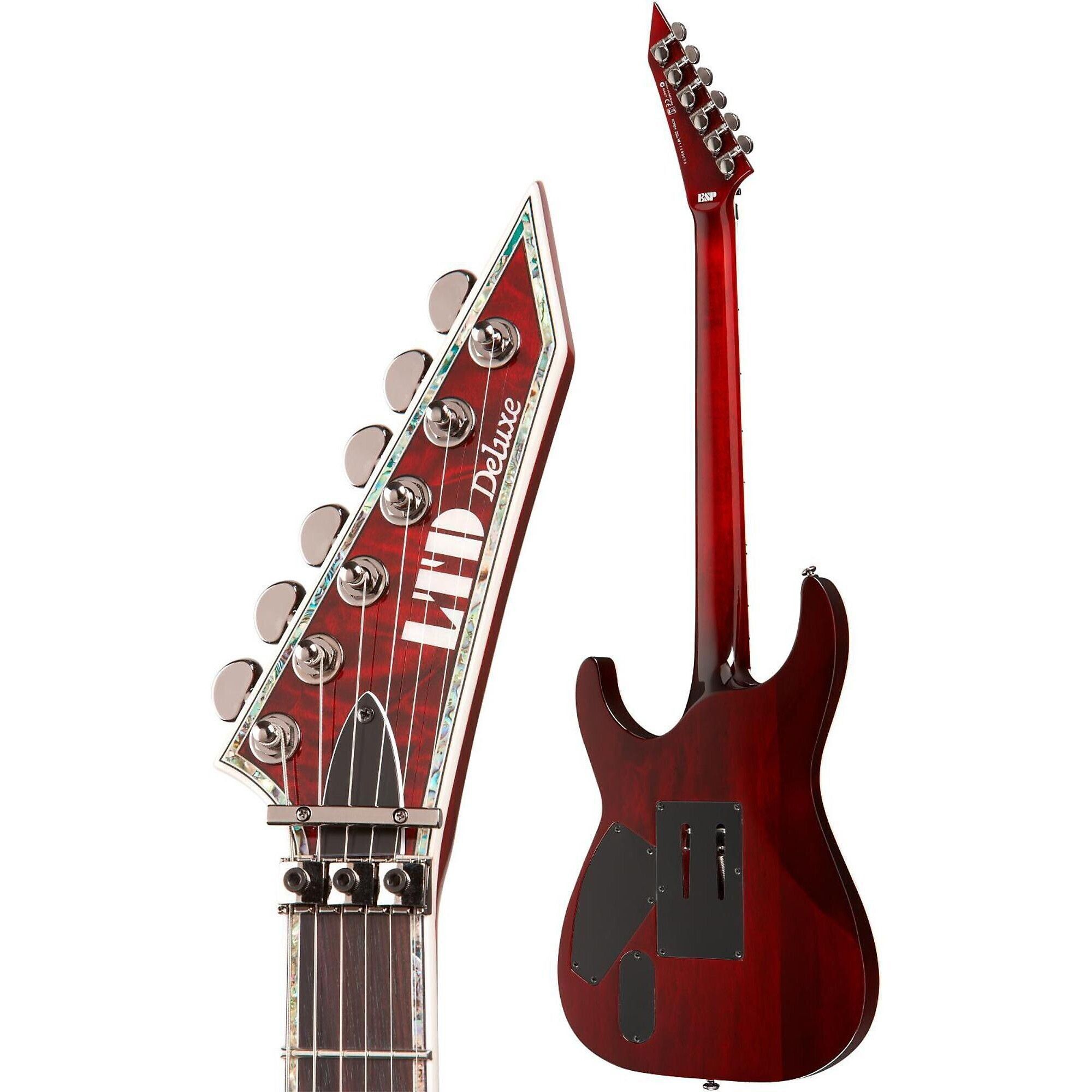 ESP LTD MH-1000 QM/FR/STBC El guitar Электрогитары