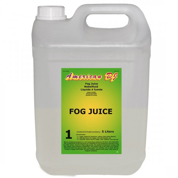 ADJ Fog juice 1 light 5л Дым, снег, туман, мыльные пузыри