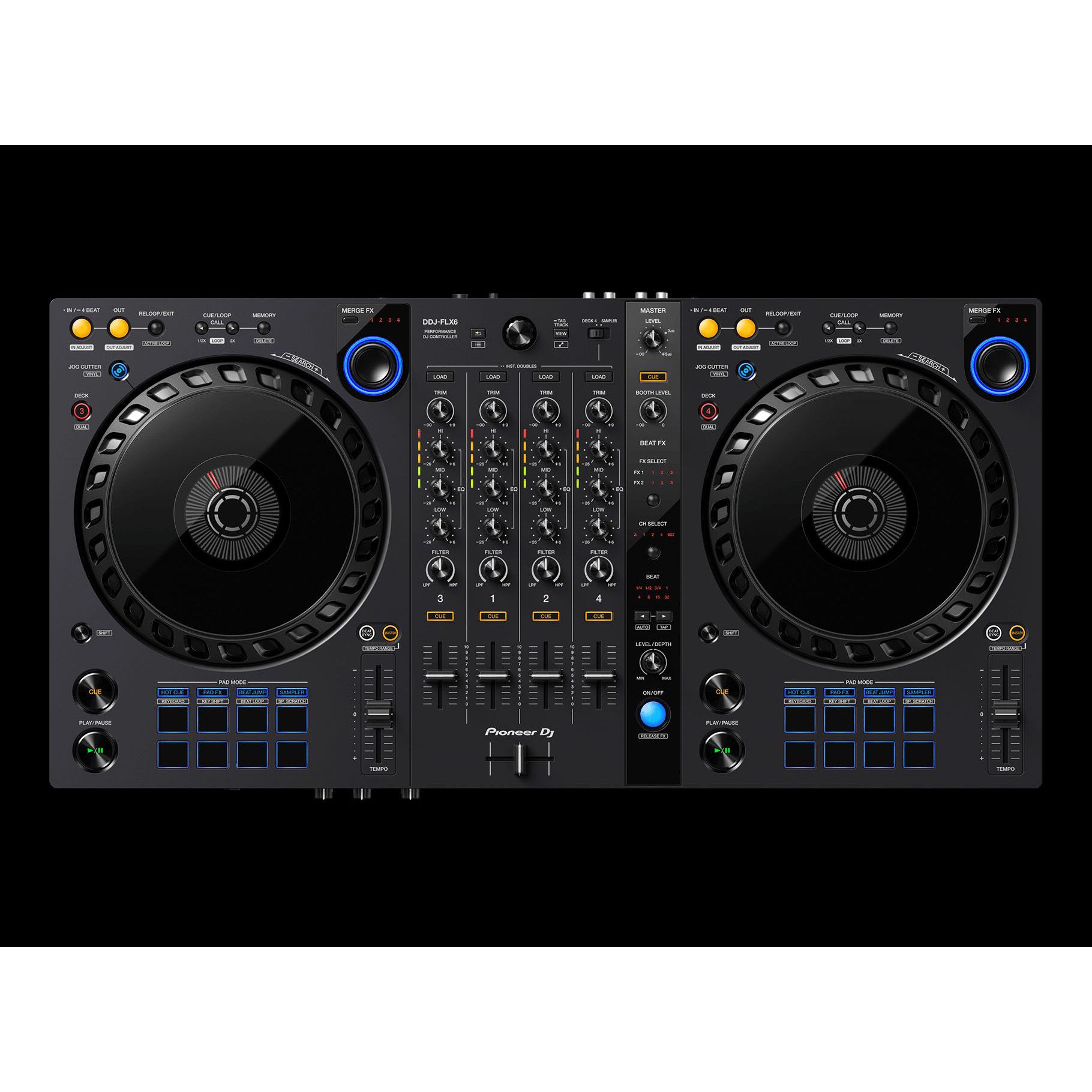 Pioneer DDJ-FLX6 DJ Контроллеры