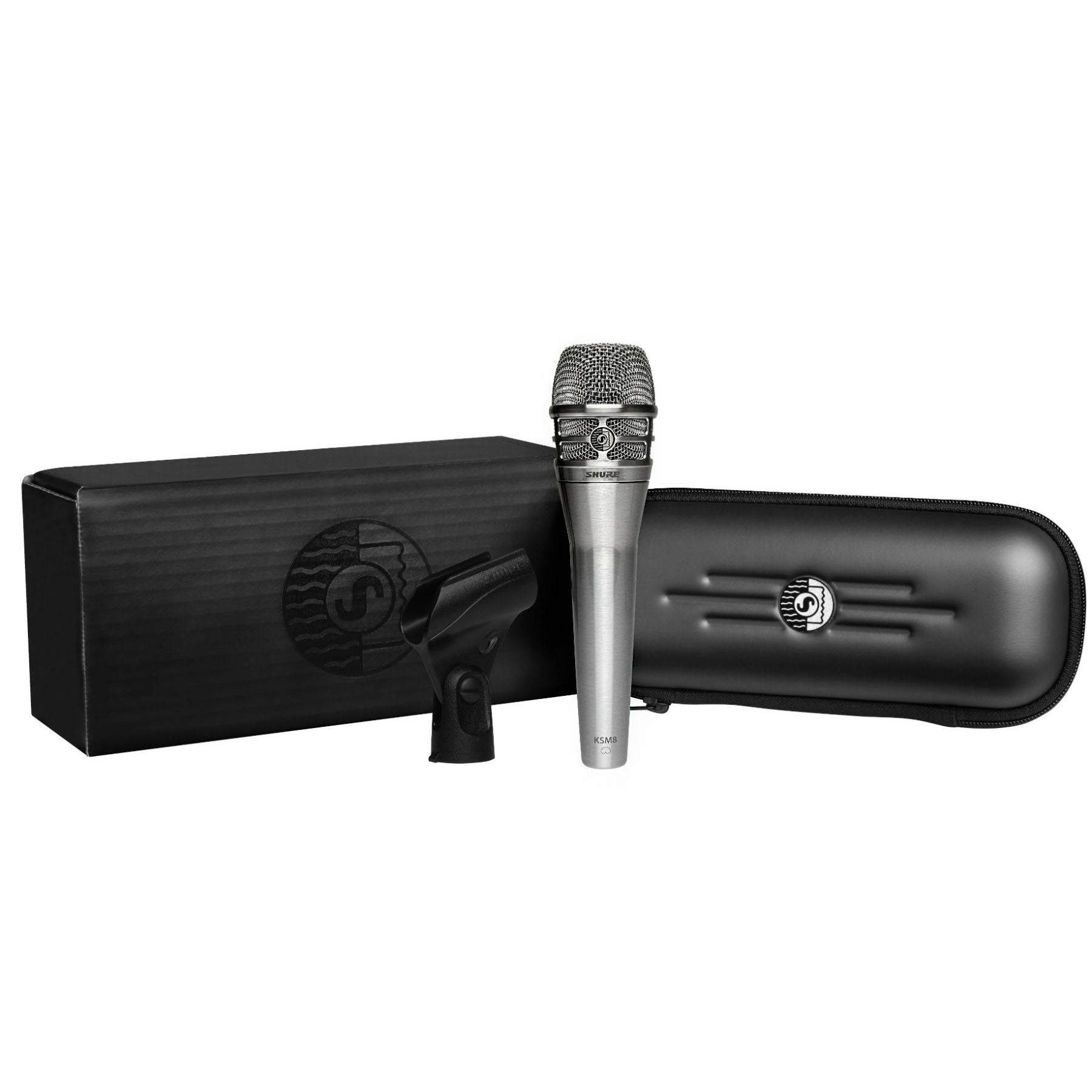 Shure KSM8/N Dualdyne Cardioid Dynamic Handheld Vocal Microphone, Nickel Динамические микрофоны