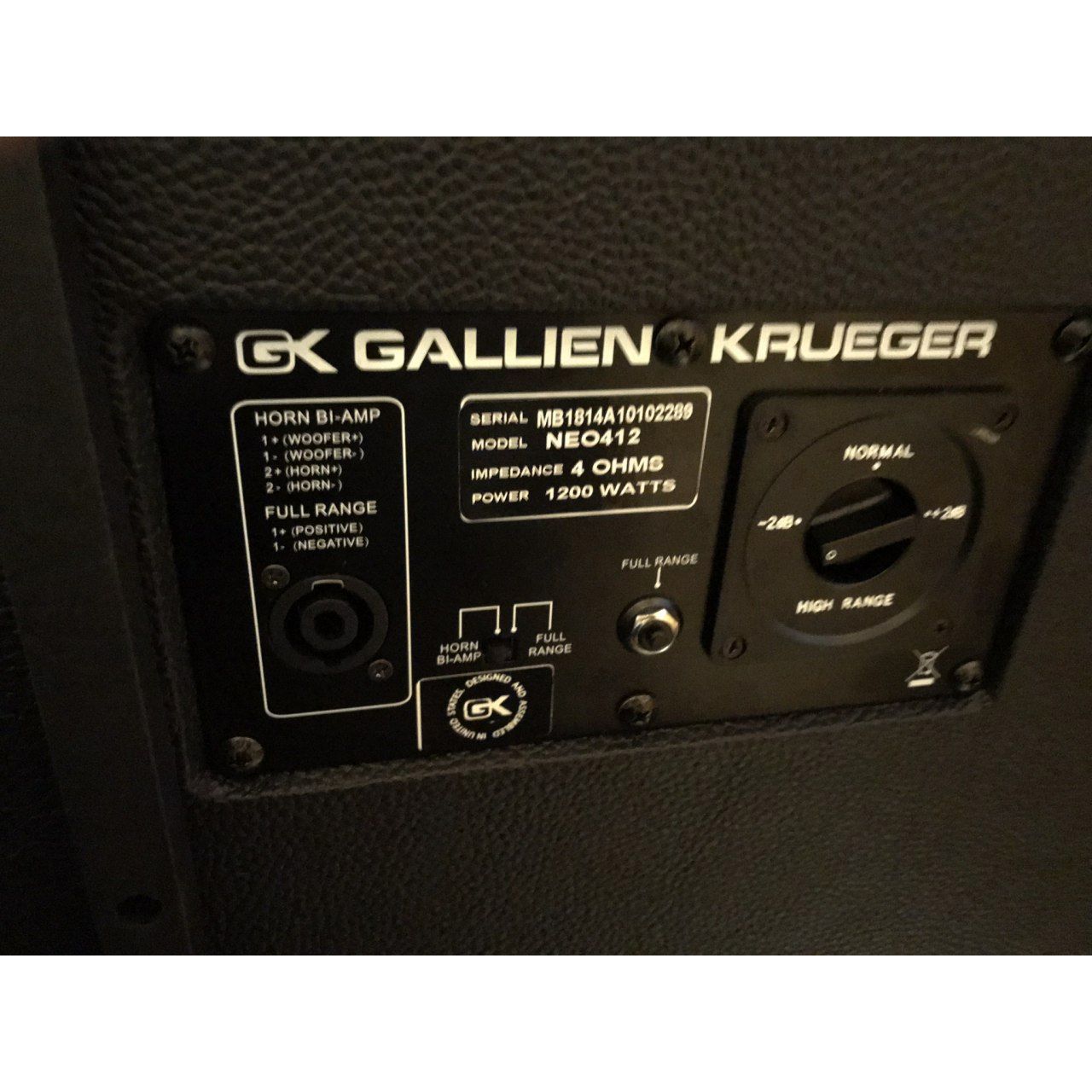 Gallien Krueger Neo412 Оборудование гитарное
