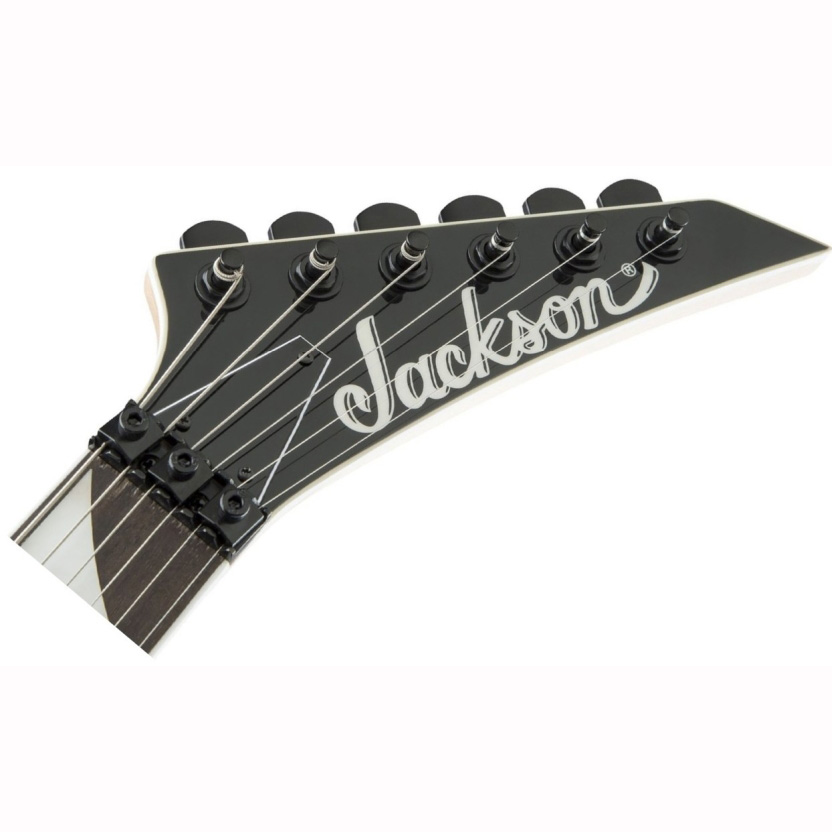 Jackson Js32 Rr, Ah Fb - Black W/white Bevels Электрогитары