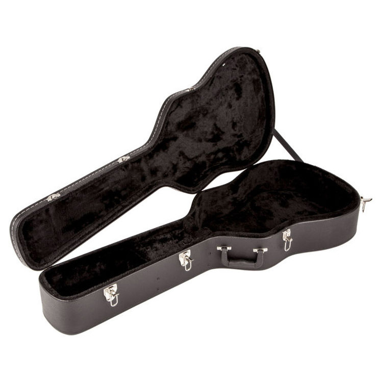 Fender Flat-Top Dreadnought Acoustic Guitar Case, Black Чехлы и кейсы для акустических гитар