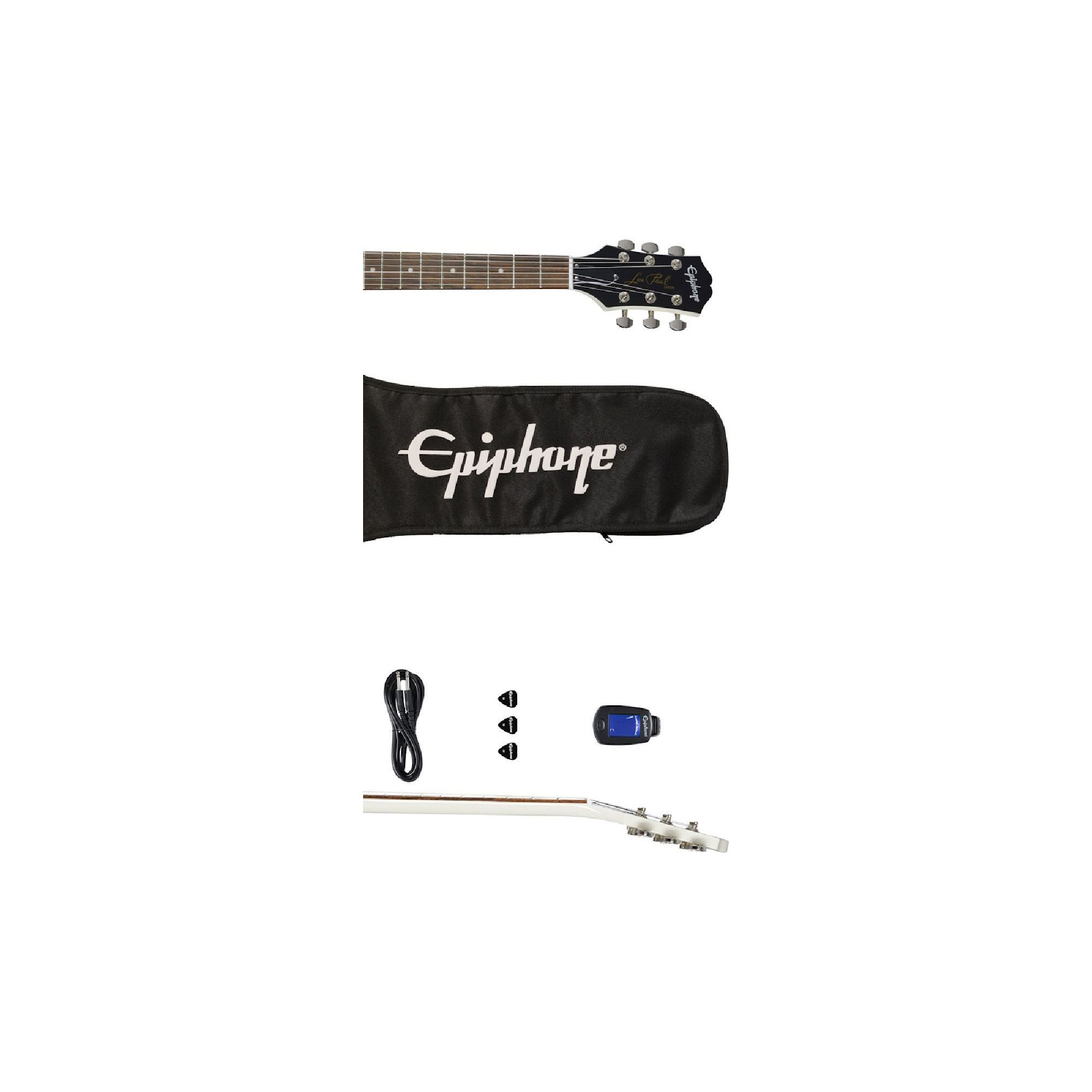 Epiphone Billie Joe Armstrong Les Paul Junior Electric Guitar Player Pack 220V Classic White Электрогитары