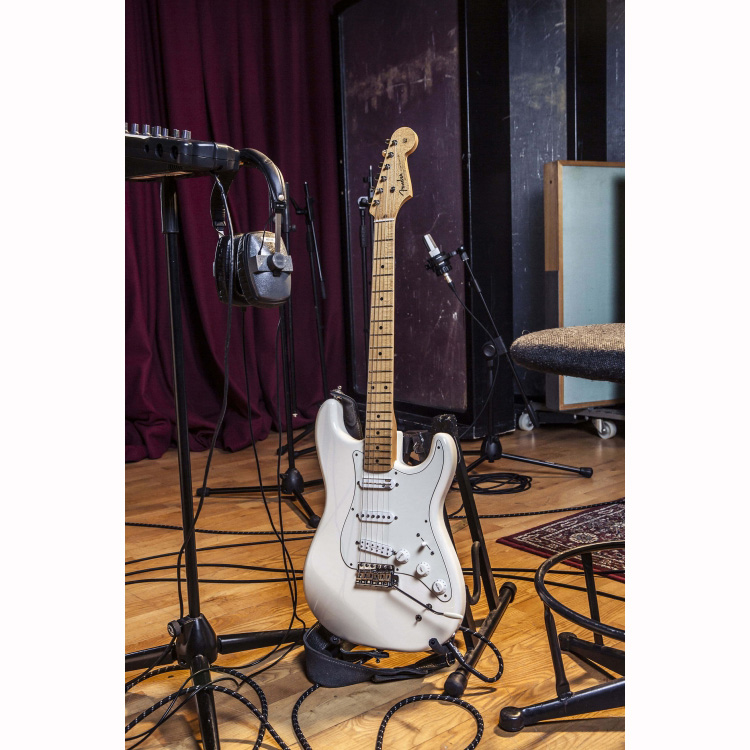 Fender Ed Obrien Stratocaster, Maple Fingerboard, Olympic White Электрогитары