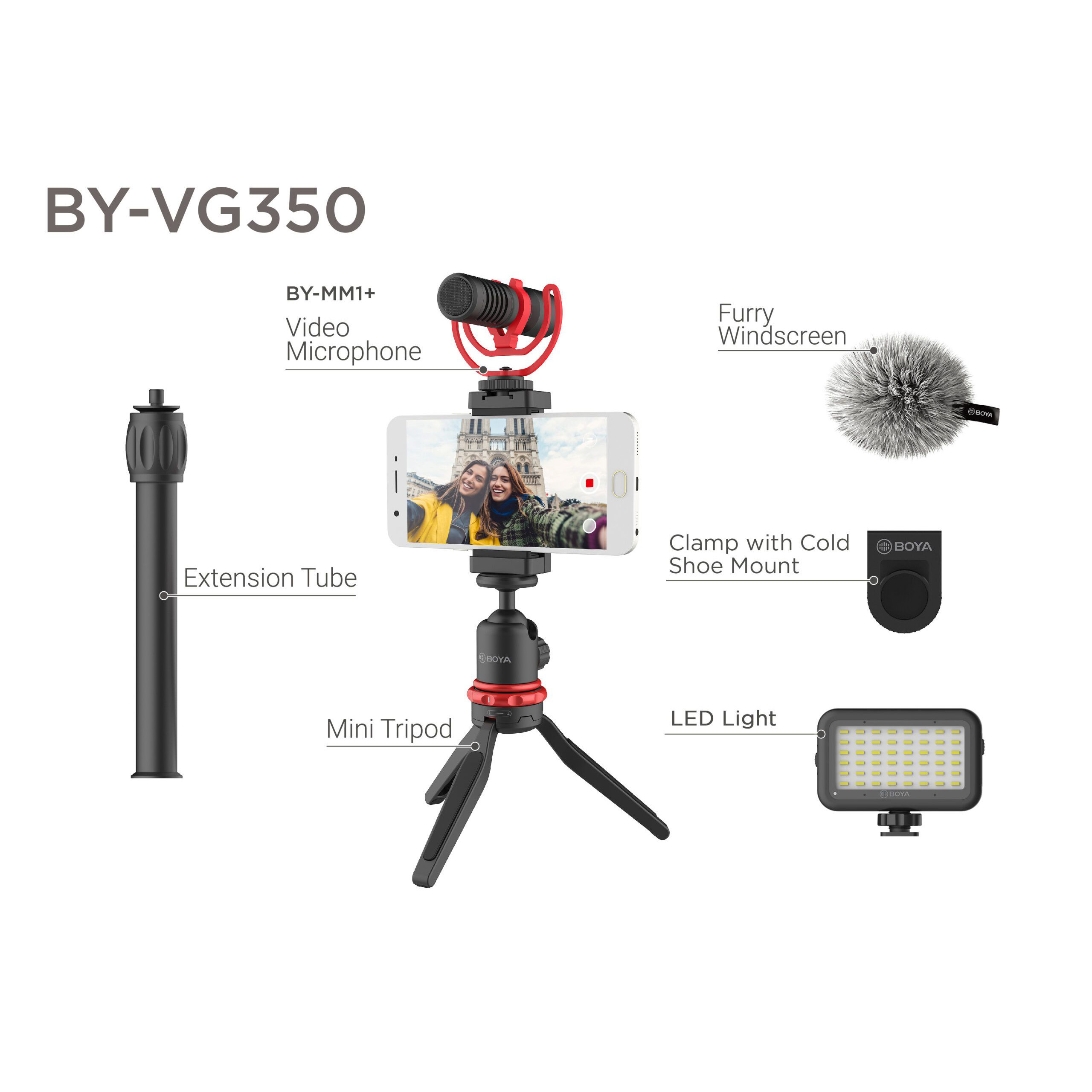 Boya BY-VG350 Оборудование для подкастов и видеоблоггинга