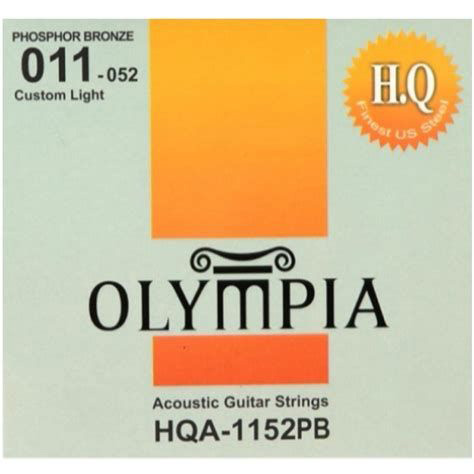 Olympia HQA 1152PB High Quality Acoustic 80/20 Phosphor Bronze Струны для акустических гитар