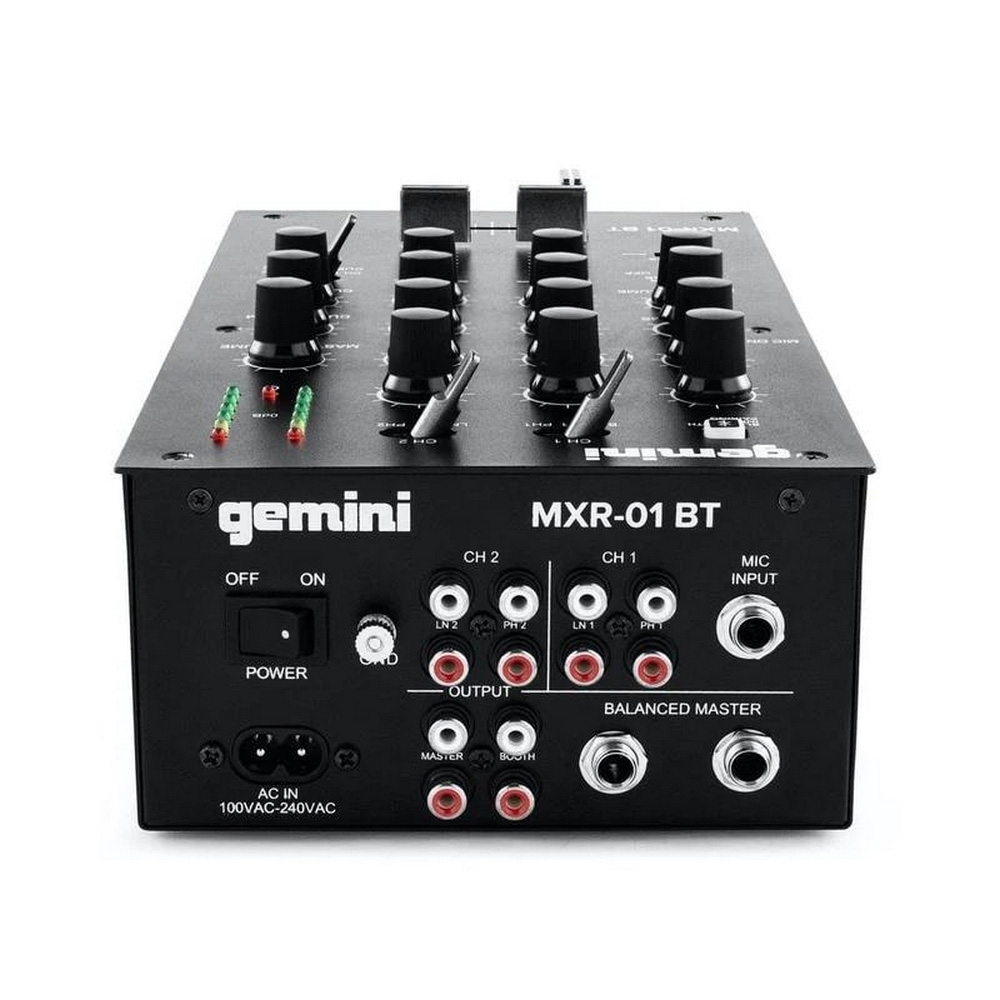 Gemini MXR-01BT DJ микшерные пульты