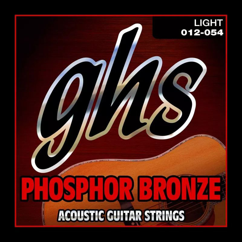 GHS S325 Phosphor Bronze 12-54 Струны для акустических гитар