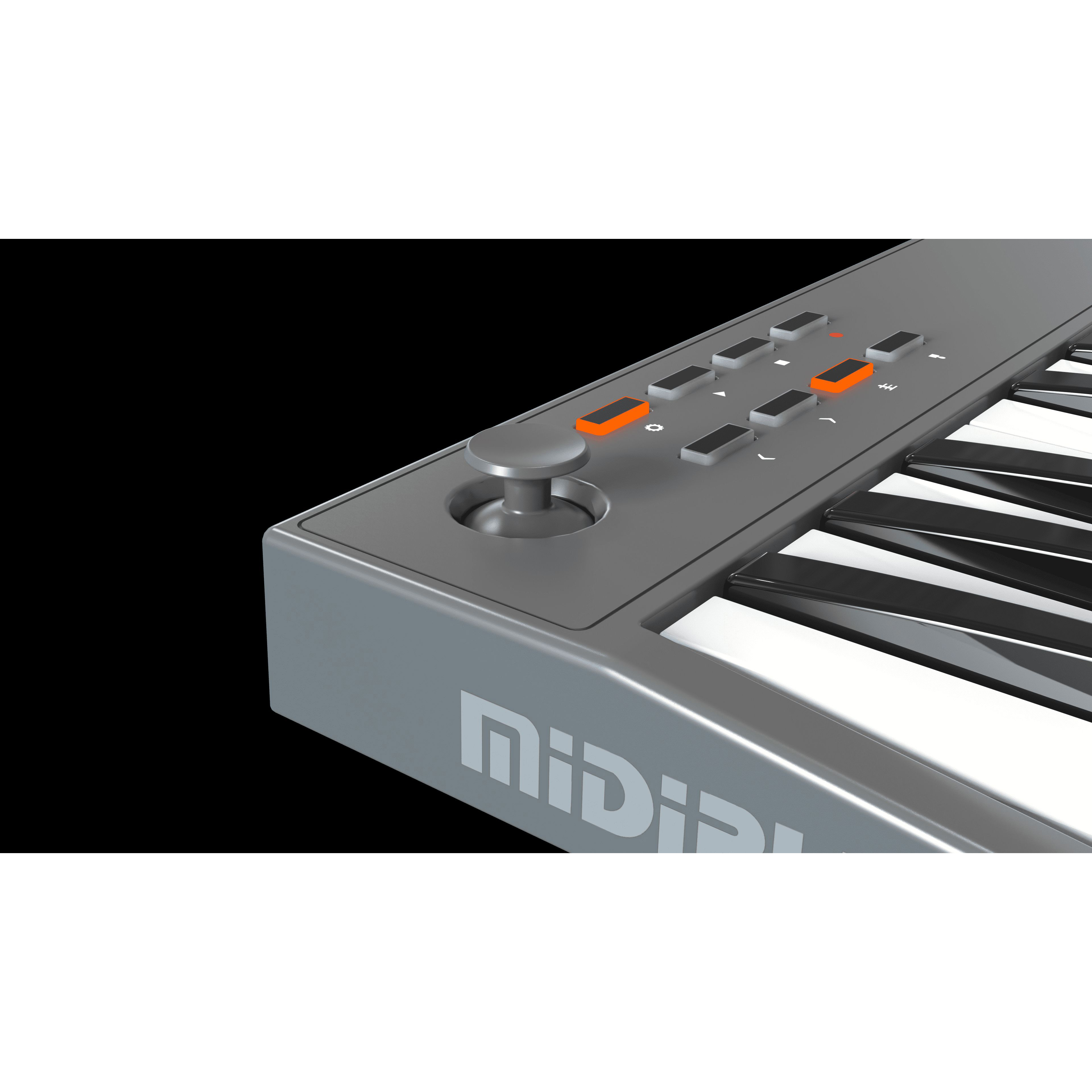Midiplus TINY+ - миди-клавиатура 32 клавиши с 4 пэдами и 4 регуляторами Миди-клавиатуры