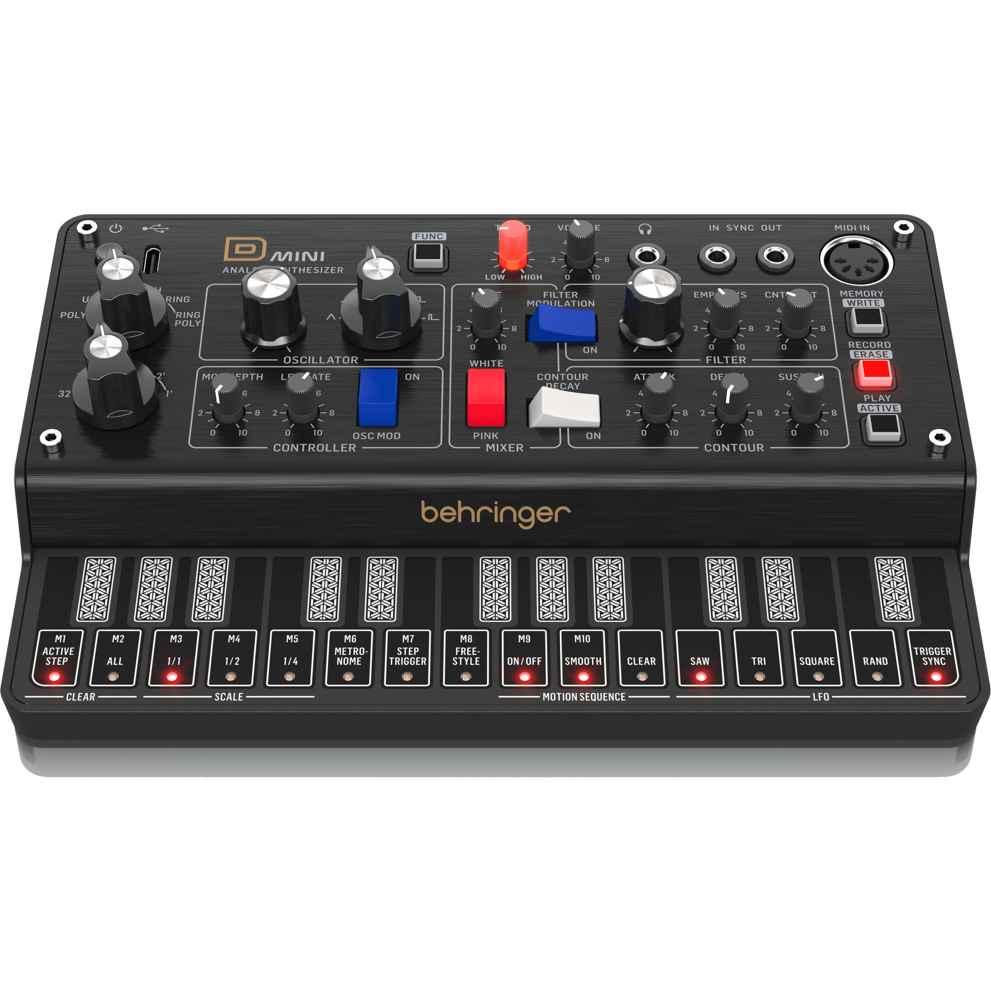 Behringer D Mini Behringer D Mini Настольные аналоговые синтезаторы
