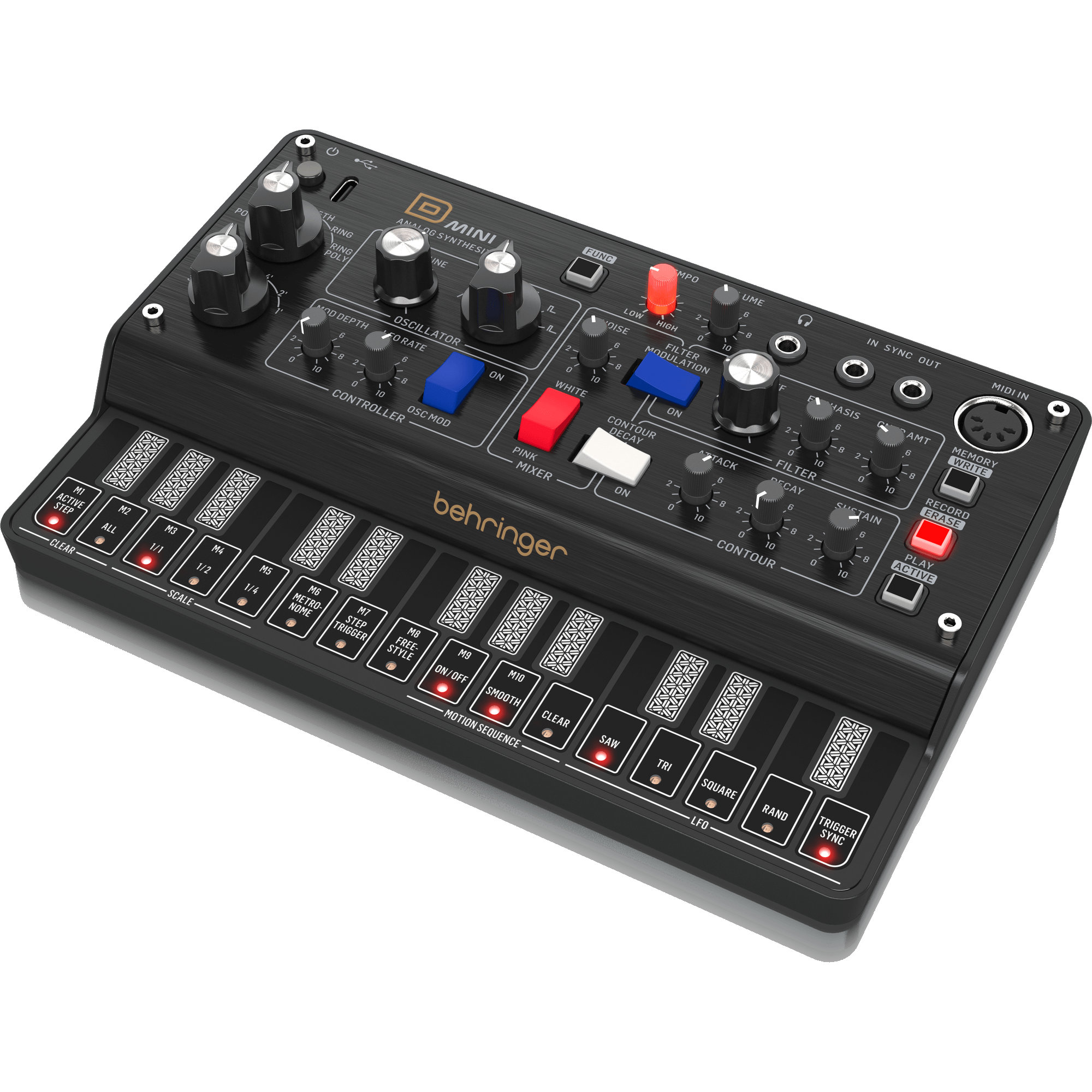 Behringer D Mini Behringer D Mini Настольные аналоговые синтезаторы