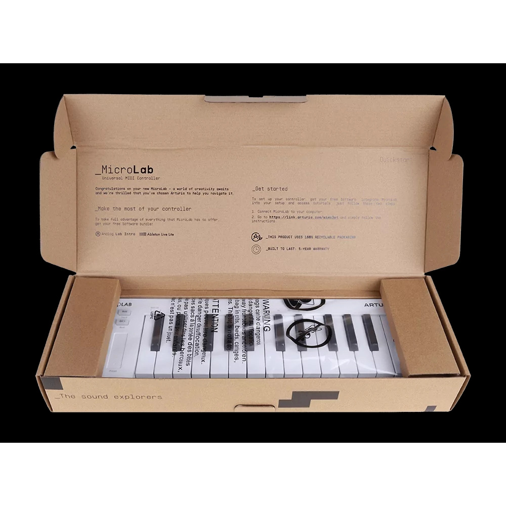 Arturia MicroLab 3 White Различное Музыкальное Оборудование