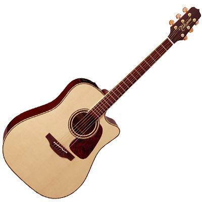 Takamine CP4DC-OV Dreadnought C/A, SOLID SPRUCE, OVANGKOL W/ SOLID BACK (All Gloss Natural) Гитары акустические