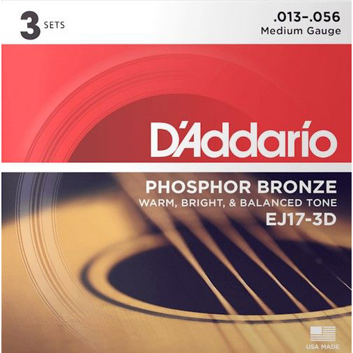 D'Addario EJ17-3D Струны для акустических гитар
