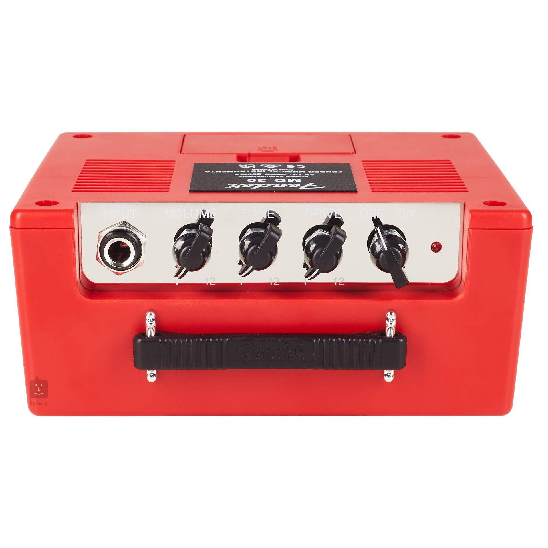 Fender Mini DELUXE AMP RED Комбоусилители для электрогитар