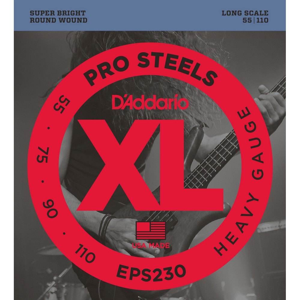 DAddario EPS230 PROSTEELS Bass Heavy 55-110 Струны для бас-гитар
