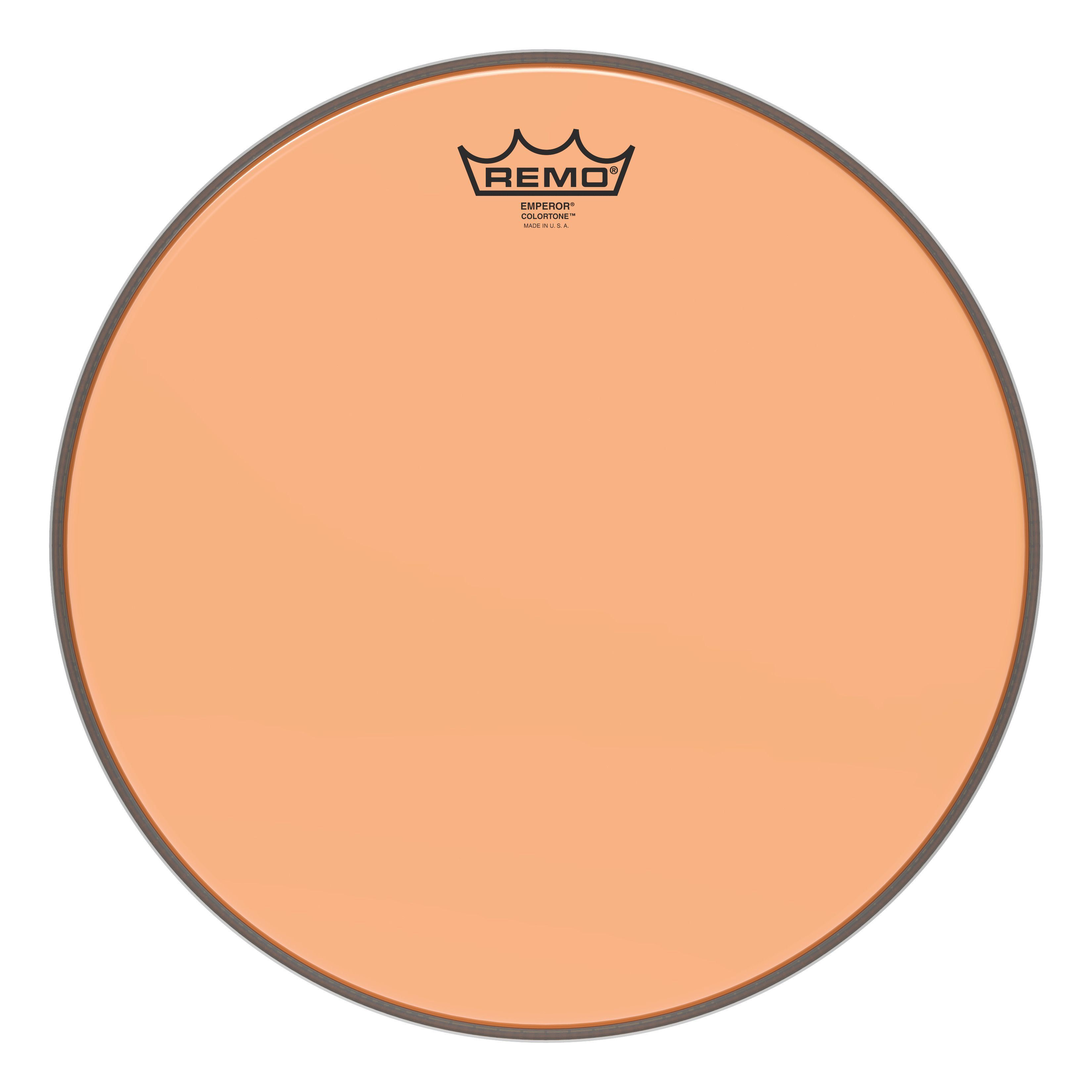 Remo BE-0314-CT-OG Emperor® Colortone™ Orange Drumhead, 14. Пластики для малого барабана и томов