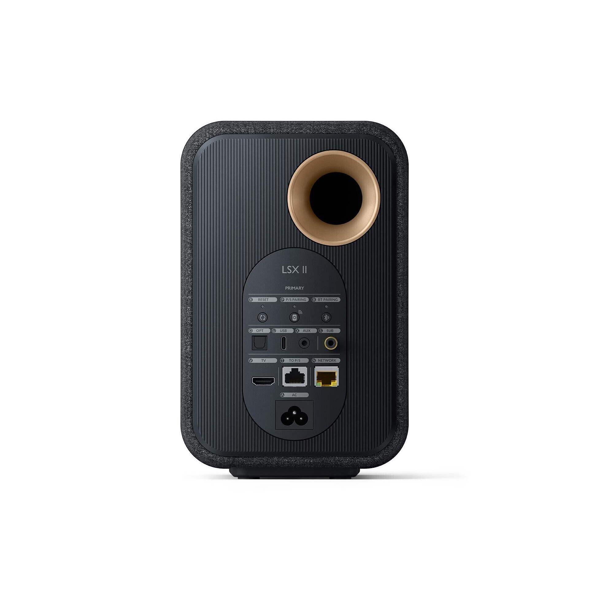 Kef LSX II Carbon Black Hi-Fi акустика