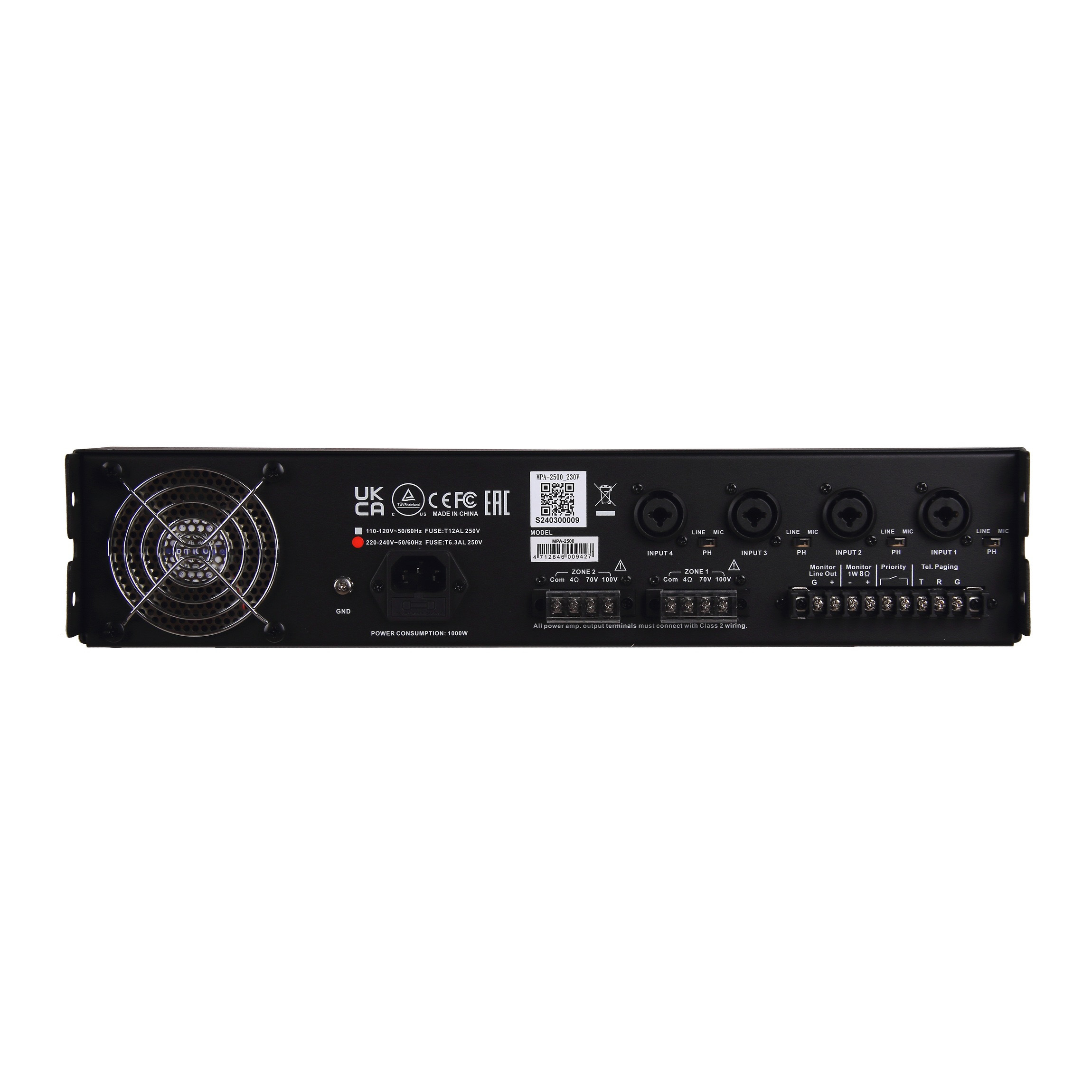 Show MPA-2500 Show MPA-2500 Различное Музыкальное Оборудование