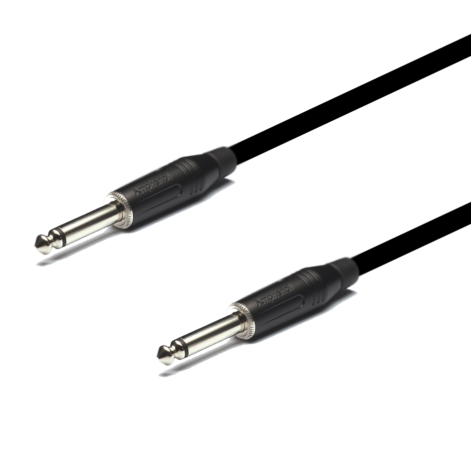 1м профессиональный инструментальный аудио кабель Jack - Jack 6.3 mm mono Amphenol Кабели  Jack - Jack 6.3 mm mono стандартные (ins1)