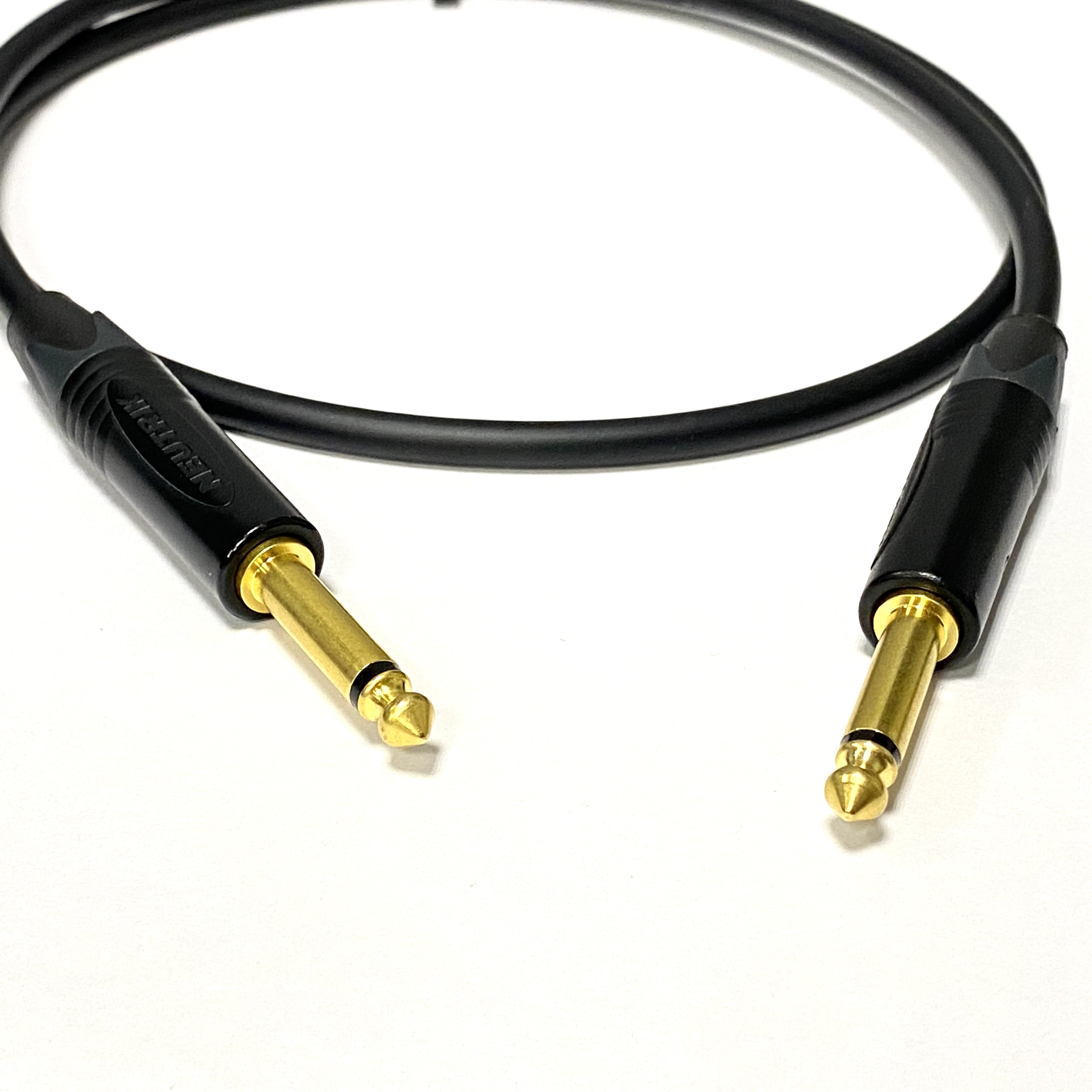 2m профессиональный инструментальный аудио кабель Jack - Jack 6.3 mm mono Neutrik GOLD Кабели  Jack - Jack 6.3 mm mono стандартные (ins1)