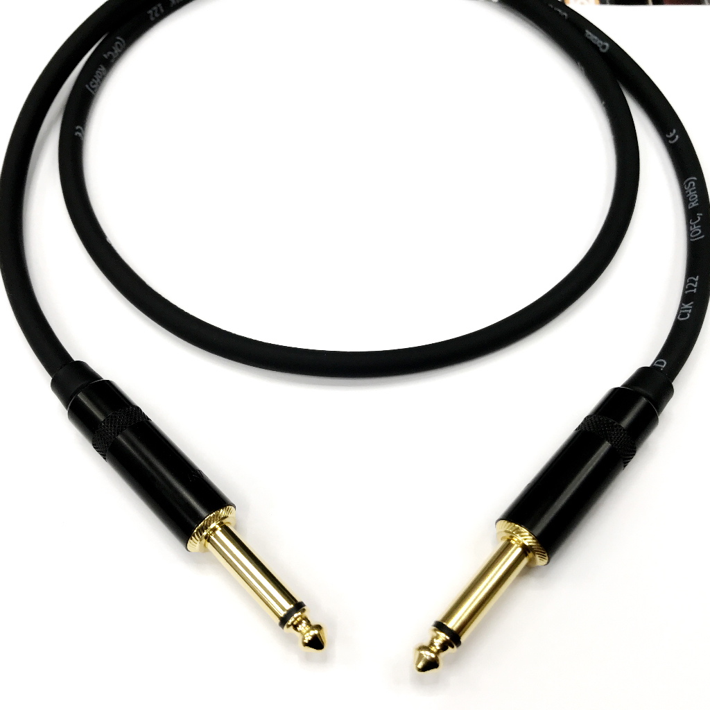 0.5m кабель инструментальный профессиональный Jack - Jack 6.3 mm mono Rean Gold Кабели  Jack - Jack 6.3 mm mono стандартные (ins1)