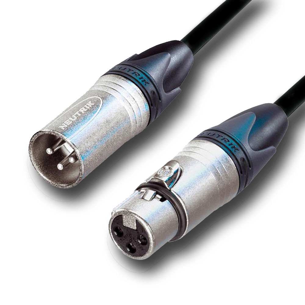 10m XLR female - XLR male Neutrik Pro Performance профессиональный микрофонный аудио кабель 10m XLR female - XLR male Neutrik Pro Performance профессиональный микрофонный аудио кабель Кабели XLR female - XLR male 3 pin (mic3)