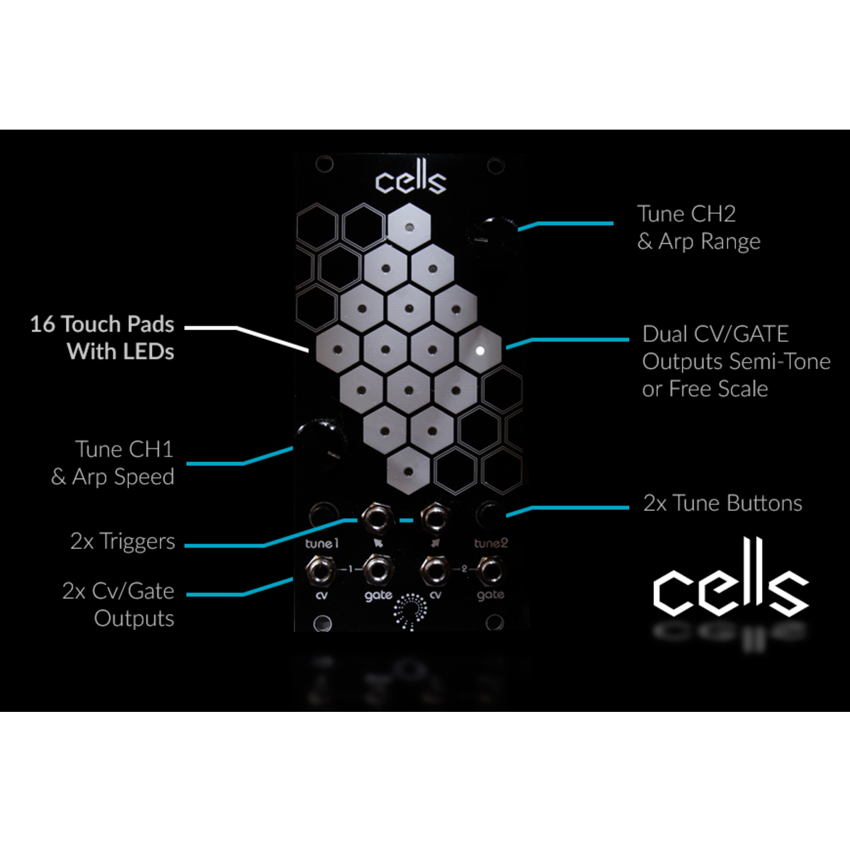 Twisted Electrons Cells Module Eurorack модули