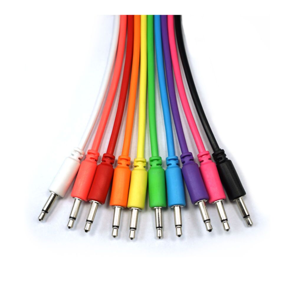 Patch Cables (60см) 5 шт Патч кабели для аналоговых синтезаторов и звуковых модулей