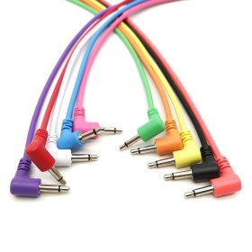 Patch Cable (угловой) 30см  Патч кабели для аналоговых синтезаторов и звуковых модулей