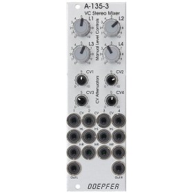 Doepfer A-135-3 Voltage Controlled Stereo Mixer (Slim Series) Eurorack модули