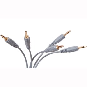 Verbos Cable 22cm (5-Pack), grey Патч кабели для аналоговых синтезаторов и звуковых модулей