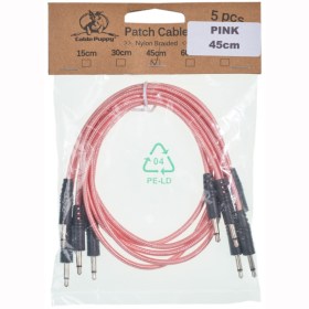 CablePuppy cable 60 cm (5 Pack) pink Аксессуары для музыкальных инструментов