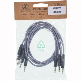 CablePuppy cable 120 cm (5 Pack) grey Аксессуары для музыкальных инструментов