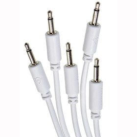 Black Market Modular Patch Cable 5-pack 9 cm white Аксессуары для музыкальных инструментов