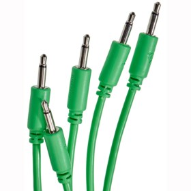 Black Market Modular Patch Cable 5-pack 9 cm green Аксессуары для музыкальных инструментов
