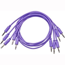 Black Market Modular Patch Cable 5-pack 9 cm violet Аксессуары для музыкальных инструментов