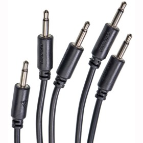 Black Market Modular Patch Cable 5-pack 25 cm black Аксессуары для музыкальных инструментов