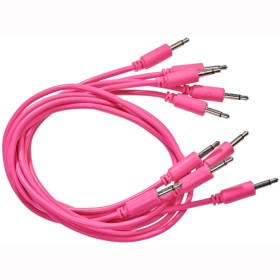Black Market Modular Patch Cable 5-pack 25 cm pink Аксессуары для музыкальных инструментов