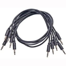 Black Market Modular Patch Cable 5-pack 50 cm black Аксессуары для музыкальных инструментов