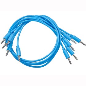 Black Market Modular Patch Cable 5-pack 75 cm blue Аксессуары для музыкальных инструментов